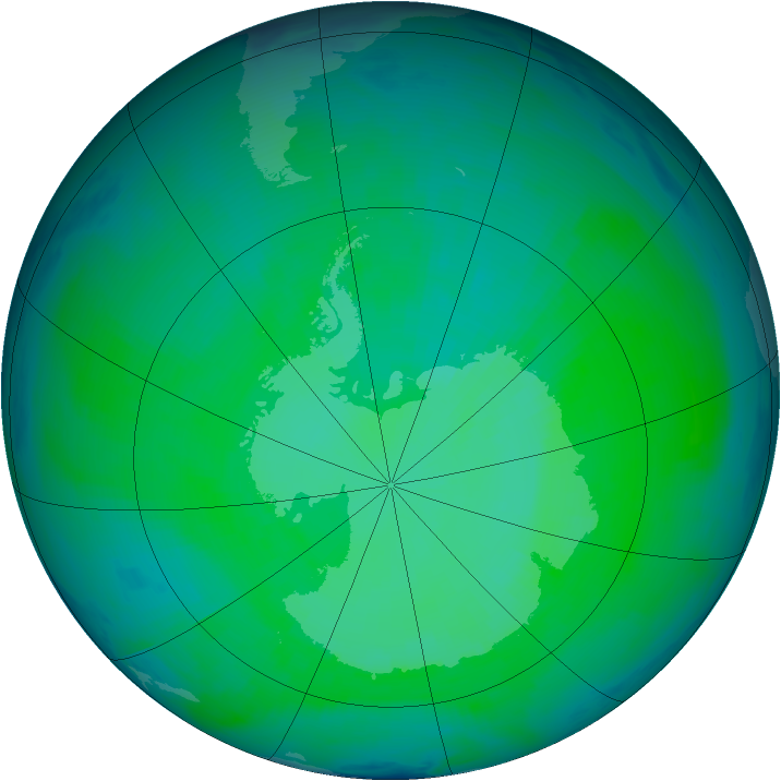 Ozone Map 1987-12-25